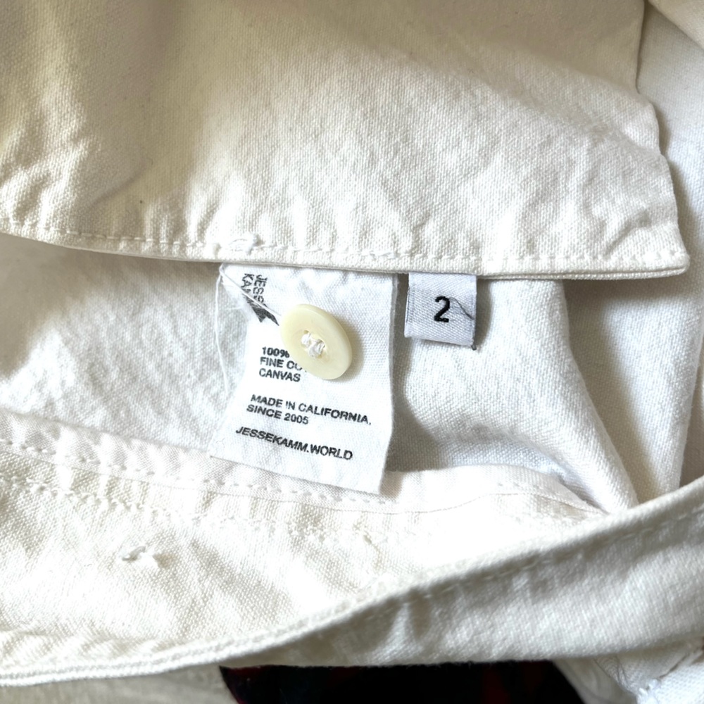 Jesse Kamm Sailor Pants in Salt (white), Size 2, Good Condition - Picture 7 of 8